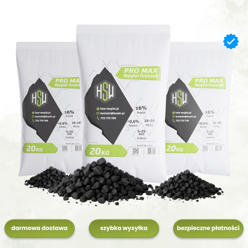 ekogroszek workowany paleta 1 tona darmowa dostawa