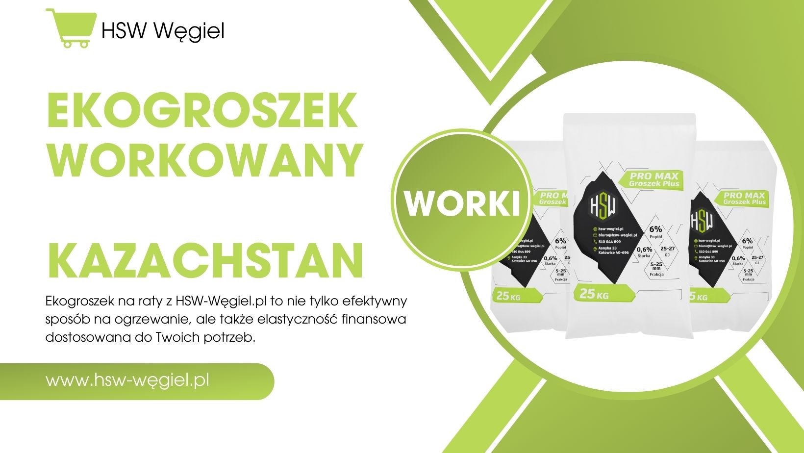 Ekogroszek Workowany Kazach baner