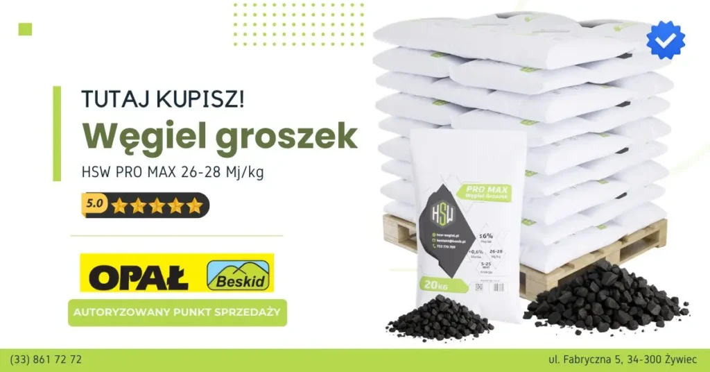 baner naszego autoryzowanego partnera skład opału beskid w żywcu